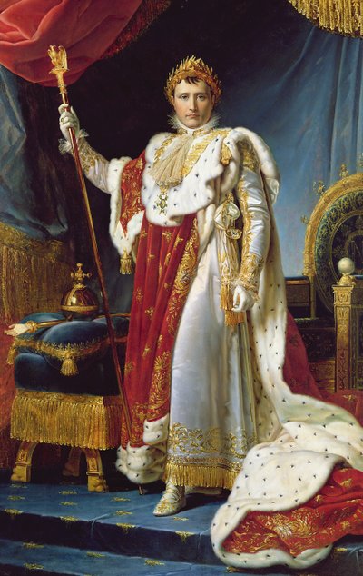 Napoleon I in his coronation robe, c.1804 by Baron François Pascal Simon Gérard